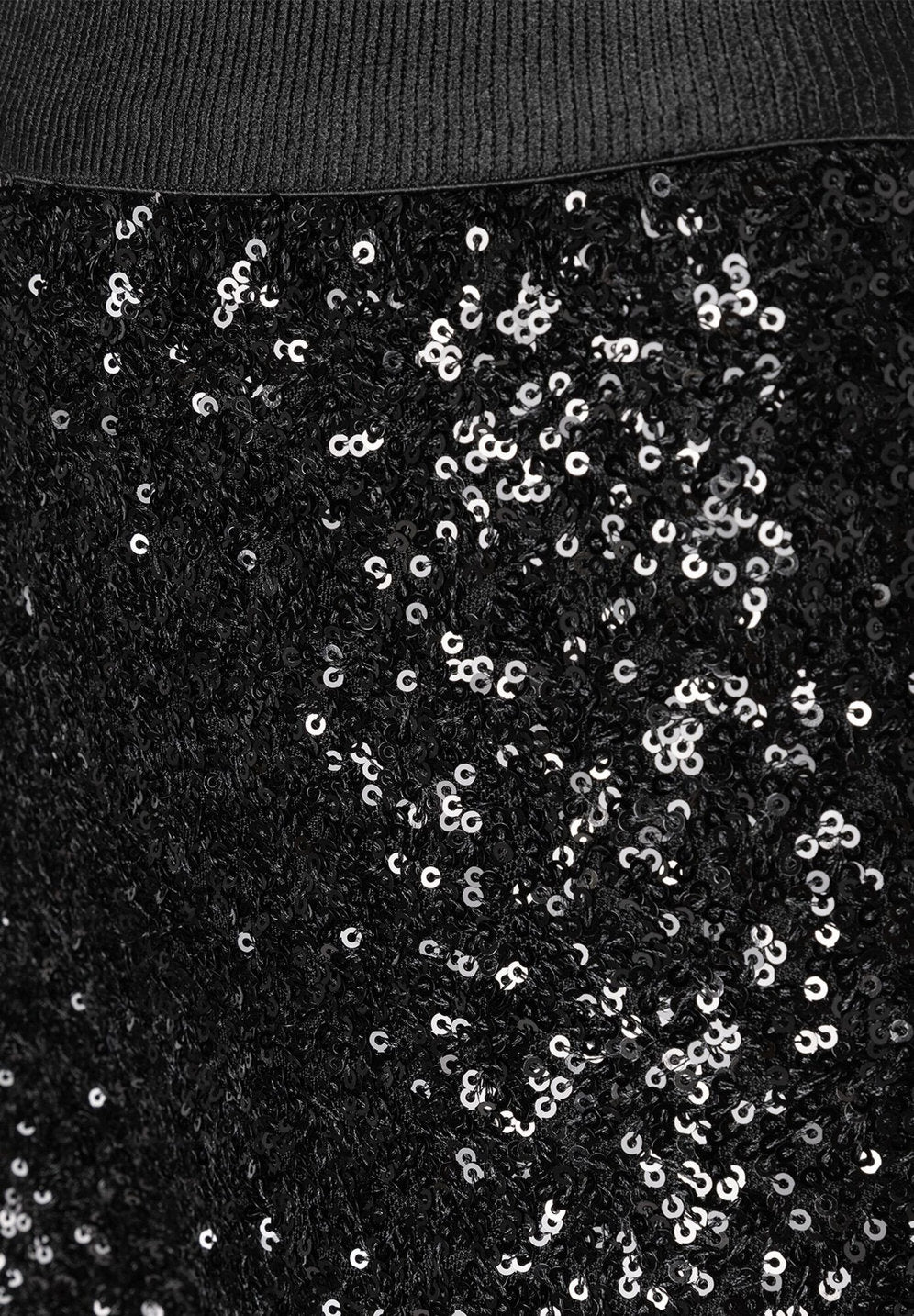 More &amp;  More_Black Sequin Pants_41654080_0790_04