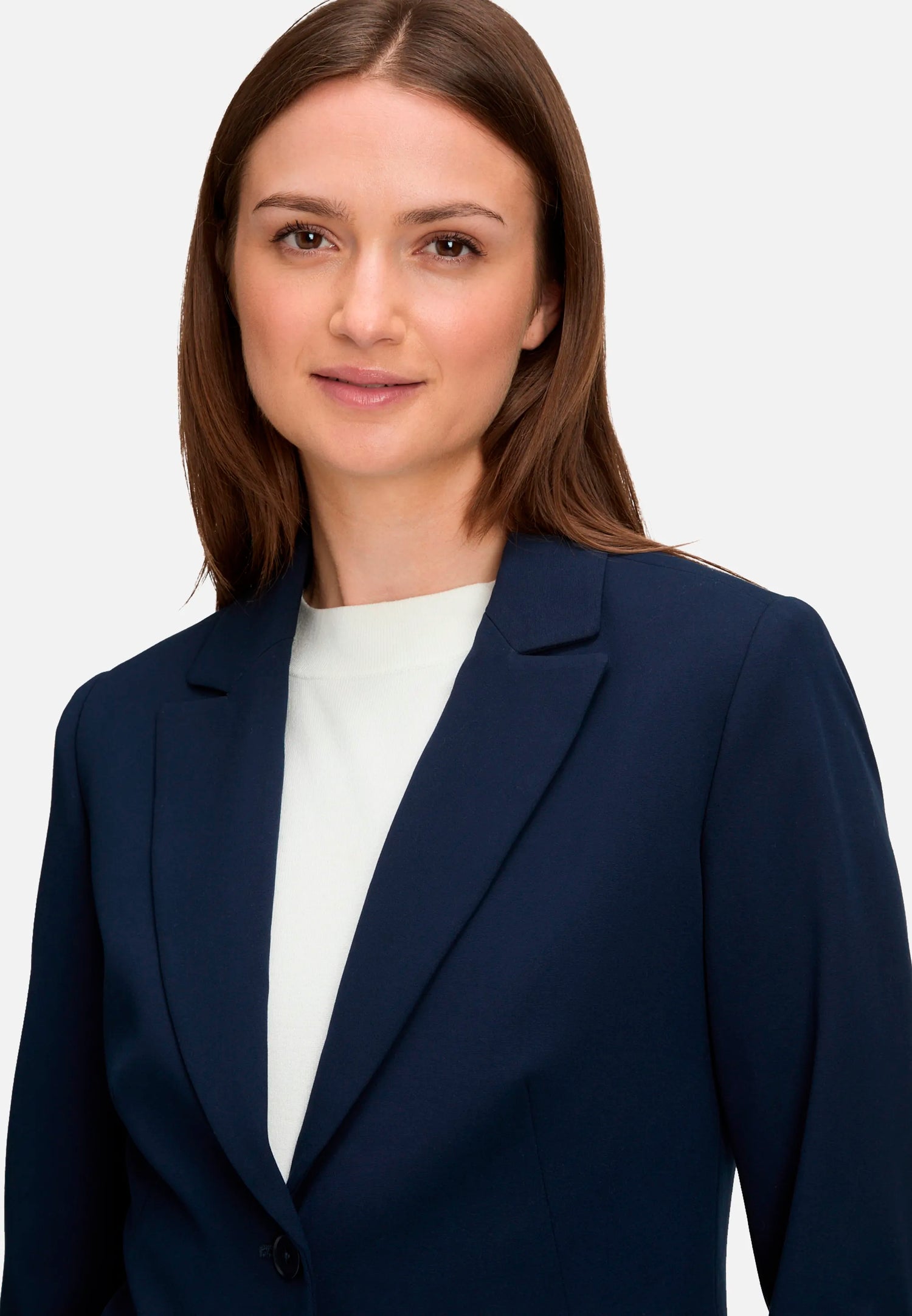 Betty Barclay_Blue_Classic Blazer with Pockets_4178-3747_8543_07