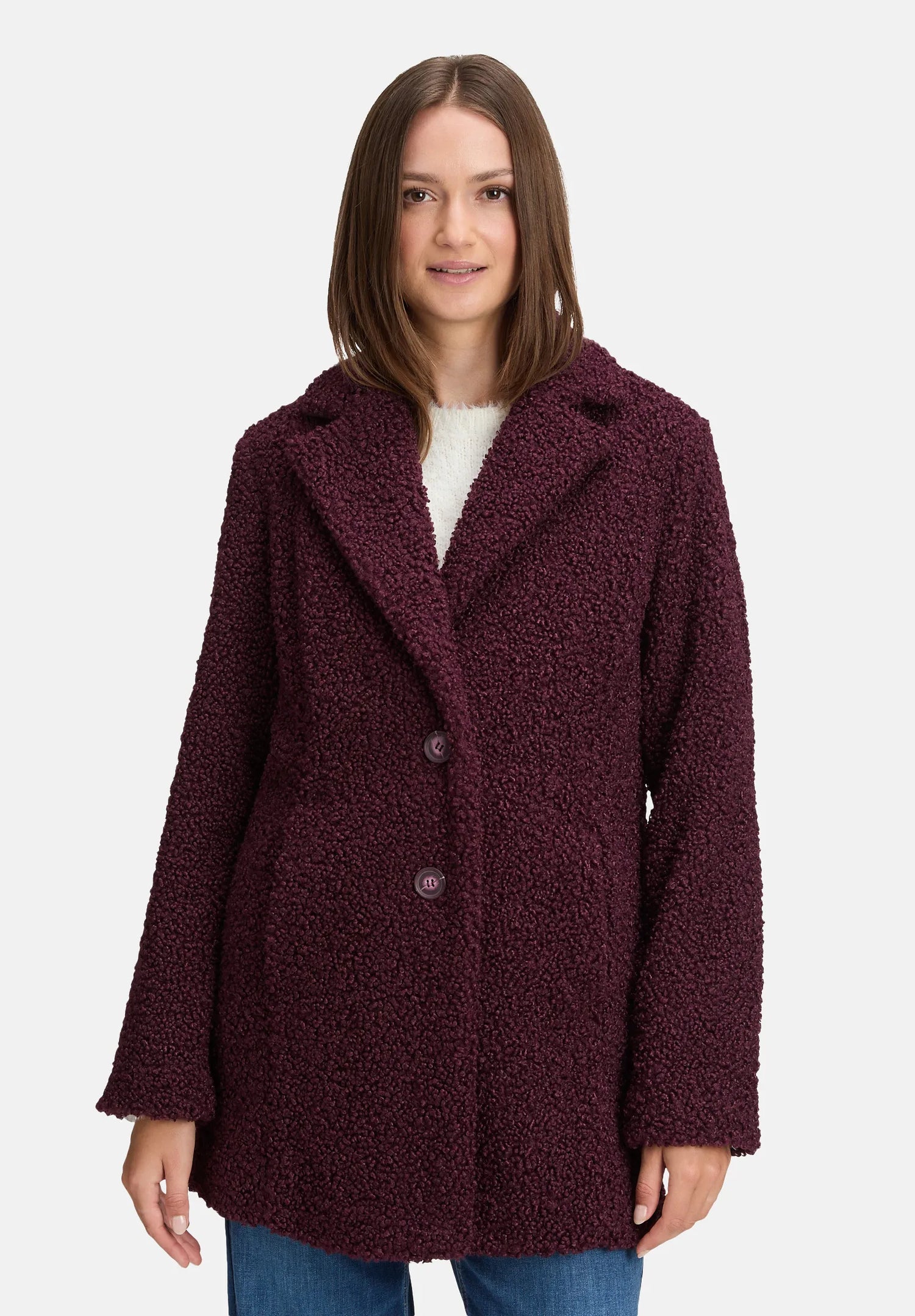 Betty Barclay_Dark Aubergine_Outdoor Jacket with Lapel Collar_4185-3278_4685_02