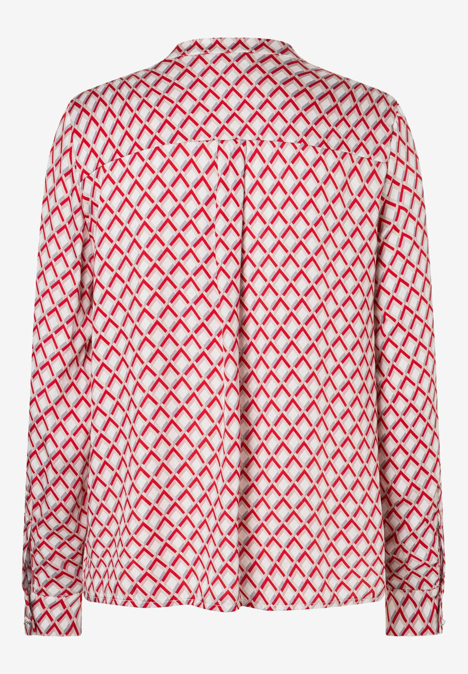 Red / Pink / Ecru Viscose Blouse_03