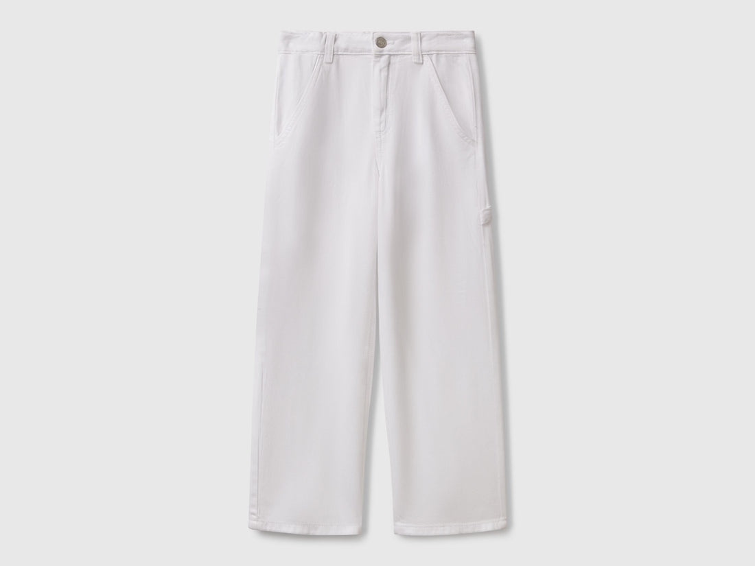 Benetton_Flowy Worker Style Trousers_41AQCE03W_701_01