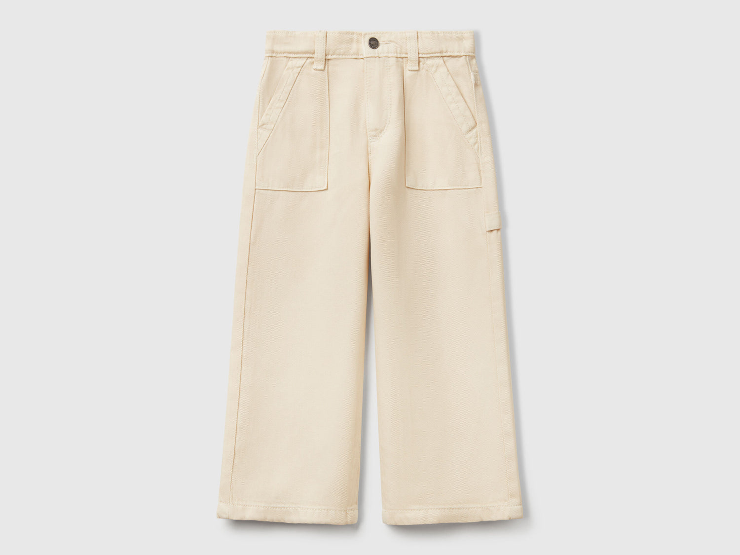 Benetton_Flowy Trousers with Tapered Leg_41AQGE02H_60V_01