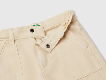 Benetton_Flowy Trousers with Tapered Leg_41AQGE02H_60V_03
