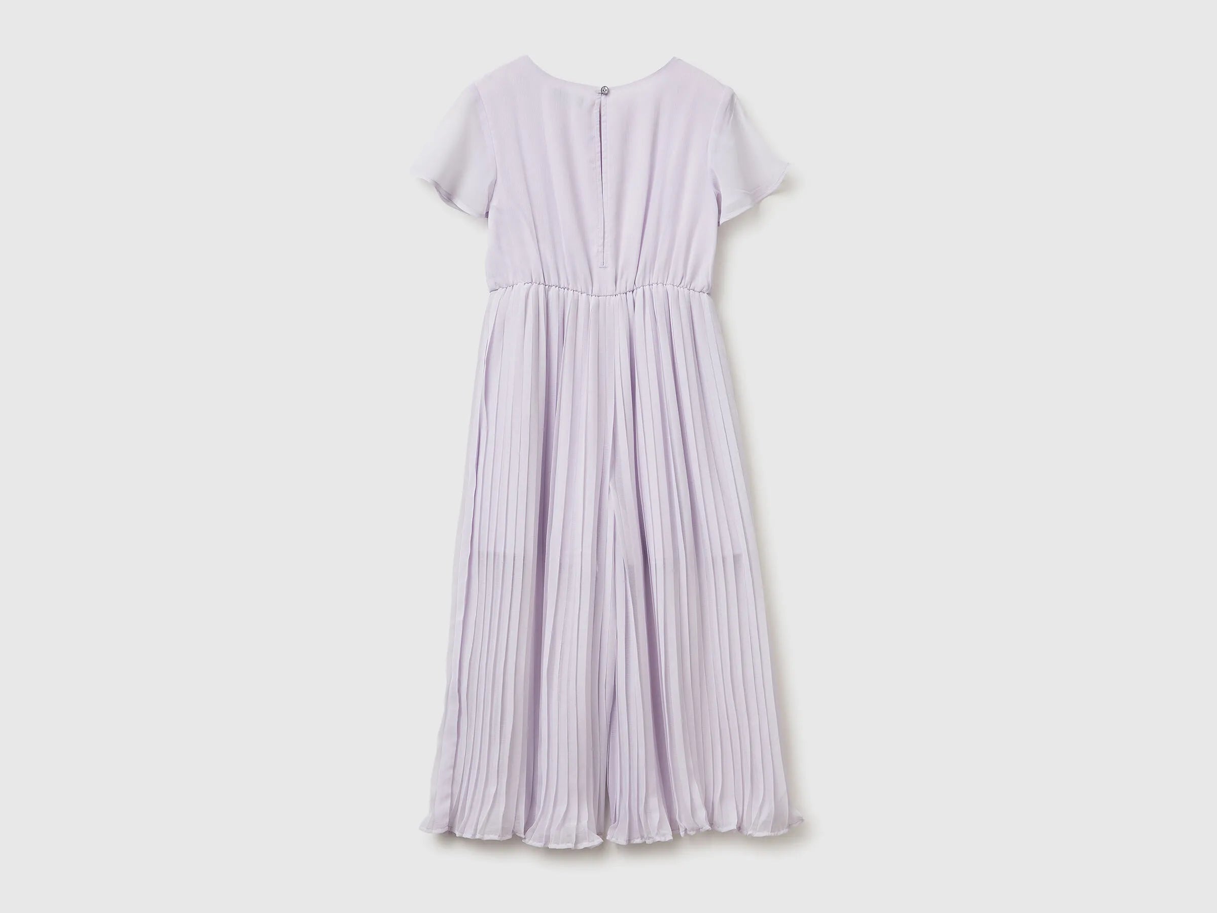 Benetton Pink Girls Jumpsuit with Pleated Trousers SKU: 41EXCT01C_3G1 Image 02
