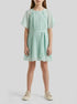 Benetton Aqua Girls Pleated Dress SKU: 41EXCV03R_334 Image 00