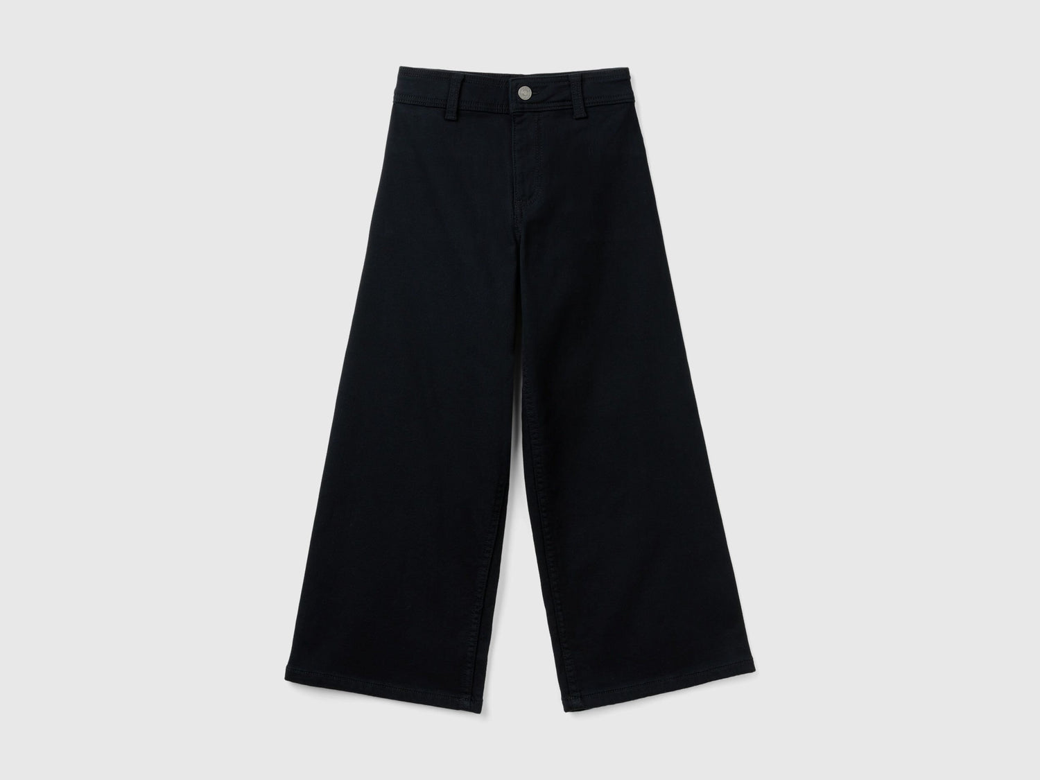 Wide Trousers In Stretch Cotton_41HQCF03K_100_01