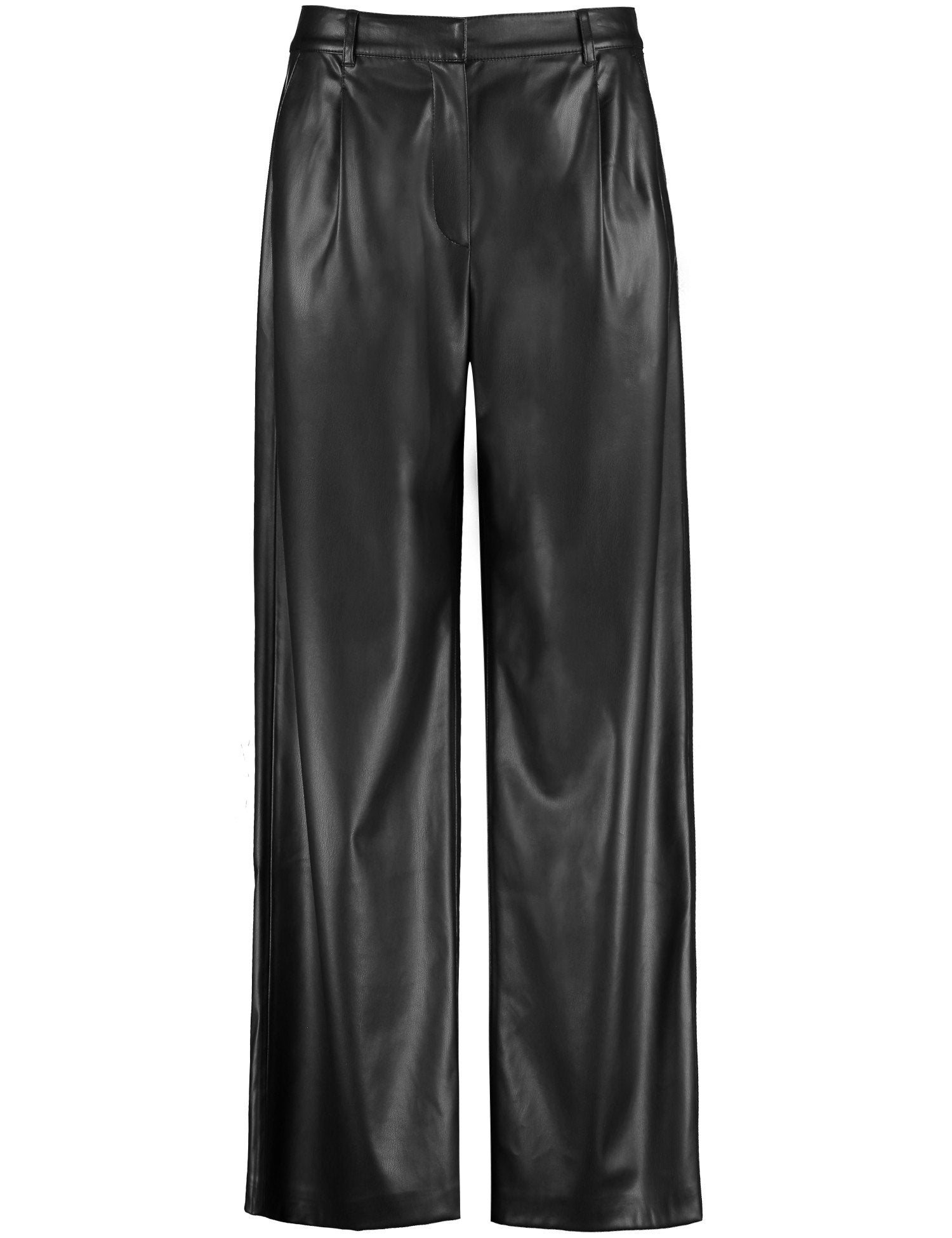 Wide Trousers In Leather Look_02