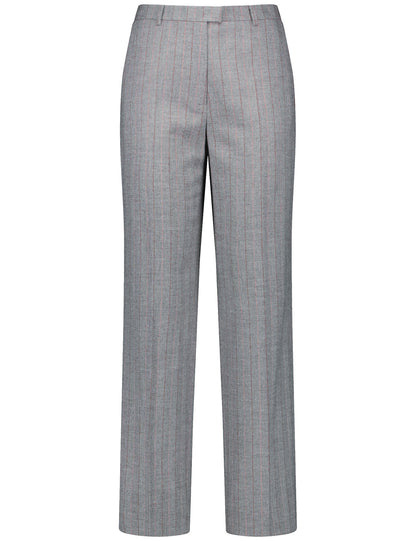 Elegant Fabric Trousers With Glencheck_02