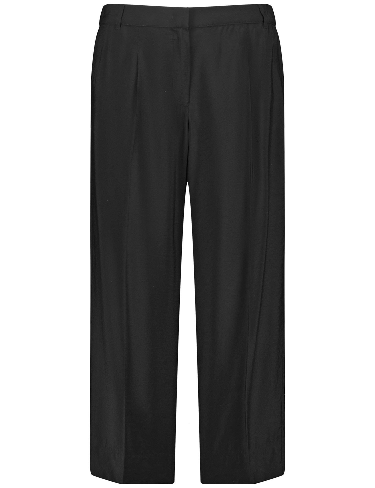 Lightweight 7/8-Length Trousers With A Wide Leg_420026-21052_1100_07