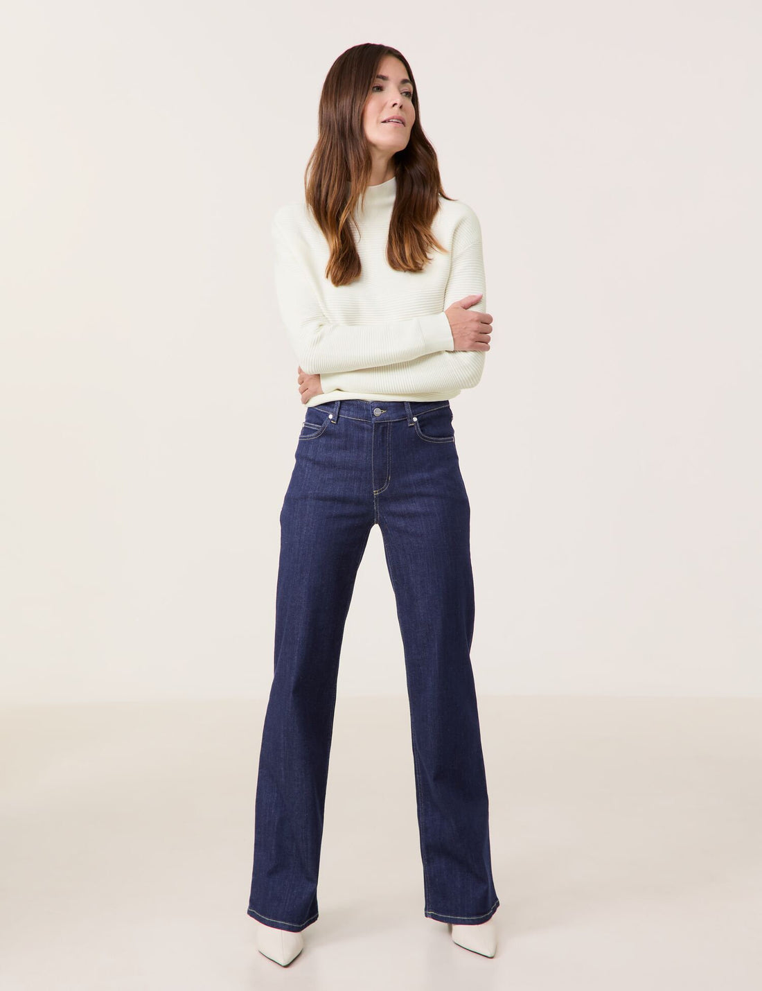 5-Pocket Jeans with A Wide Leg_420037-31623_83000_01