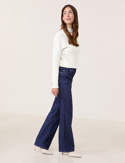 5-Pocket Jeans with A Wide Leg_420037-31623_83000_05