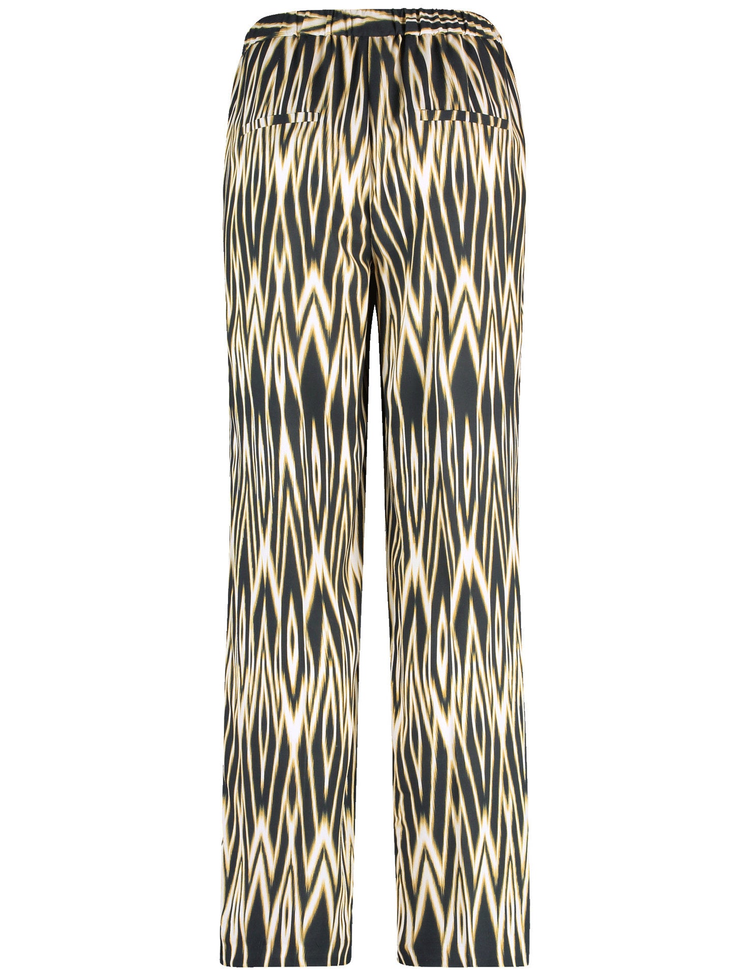 Pull-On Trousers With An Ikat Print_420043-31502_1100_03