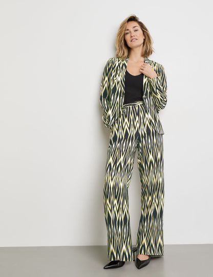 Pull-On Trousers With An Ikat Print_420043-31502_1100_05