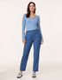 Elegant 7/8-Length Trousers With Pressed Pleats_420044-31259_80939_01