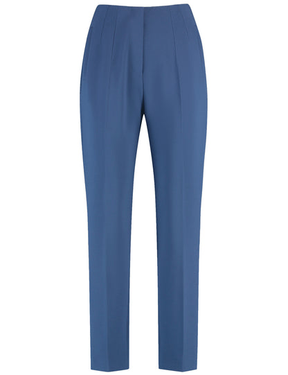 Elegant 7/8-Length Trousers With Pressed Pleats_420044-31259_80939_02