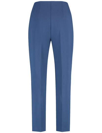 Elegant 7/8-Length Trousers With Pressed Pleats_420044-31259_80939_03