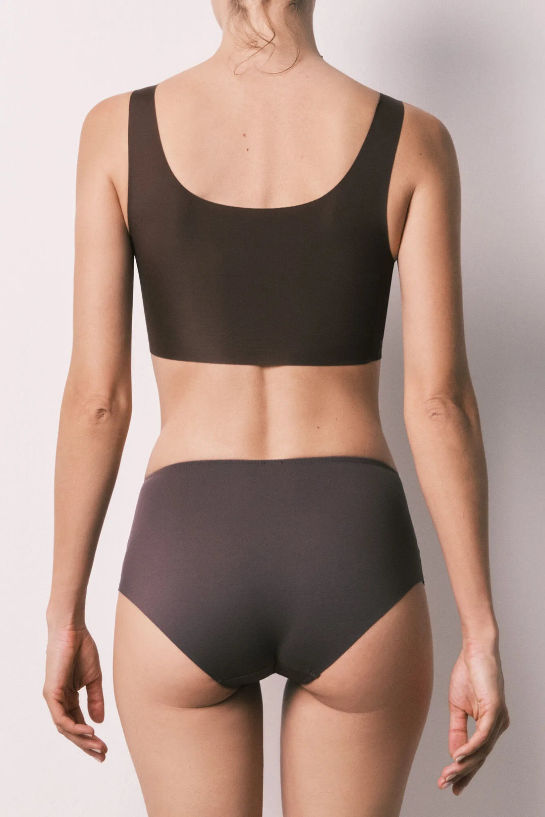 Women Secret Purple/Lilac Women Burgundy Mesh High-Waisted Shaping Panty SKU: 4214192_77 Image 02