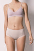 Women Secret Sand Women Beige High-Waisted Shaping Mesh Panty SKU: 4214193_36 Image 01