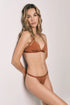 Women Secret Medium Brown Women Brown Microfibre And Lace Mini String SKU: 4214197_31 Image 01