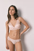 Women Secret Pink Women Pink Microfibre And Lace Brazilian Panty SKU: 4214204_70 Image 01