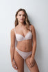 Women Secret Pink Women Pink Lace And Tulle Thong SKU: 4214264_70 Image 01