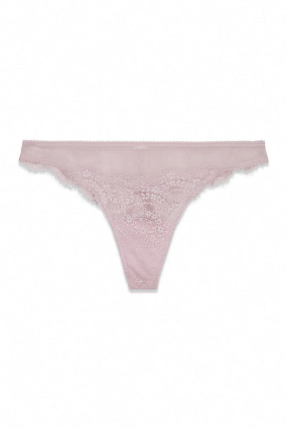 Women Secret Pink Women Pink Lace And Tulle Thong SKU: 4214264_70 Image 04