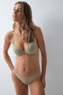 Women Secret Light Khaki Women Classic Lace Khaki Panties SKU: 4214283_93 Image 01