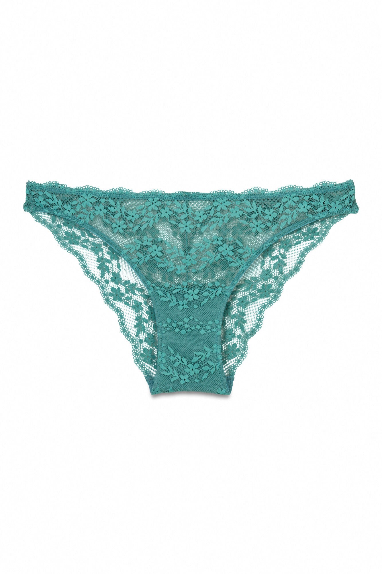 Women Secret_Classic Green Lace Panty_4219880_22_07