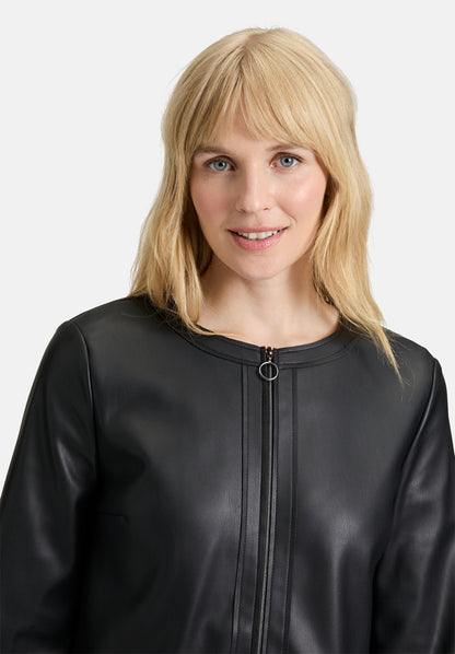 Betty Barclay_Black_Short Blazer with Zip_4272-2738_9045_06