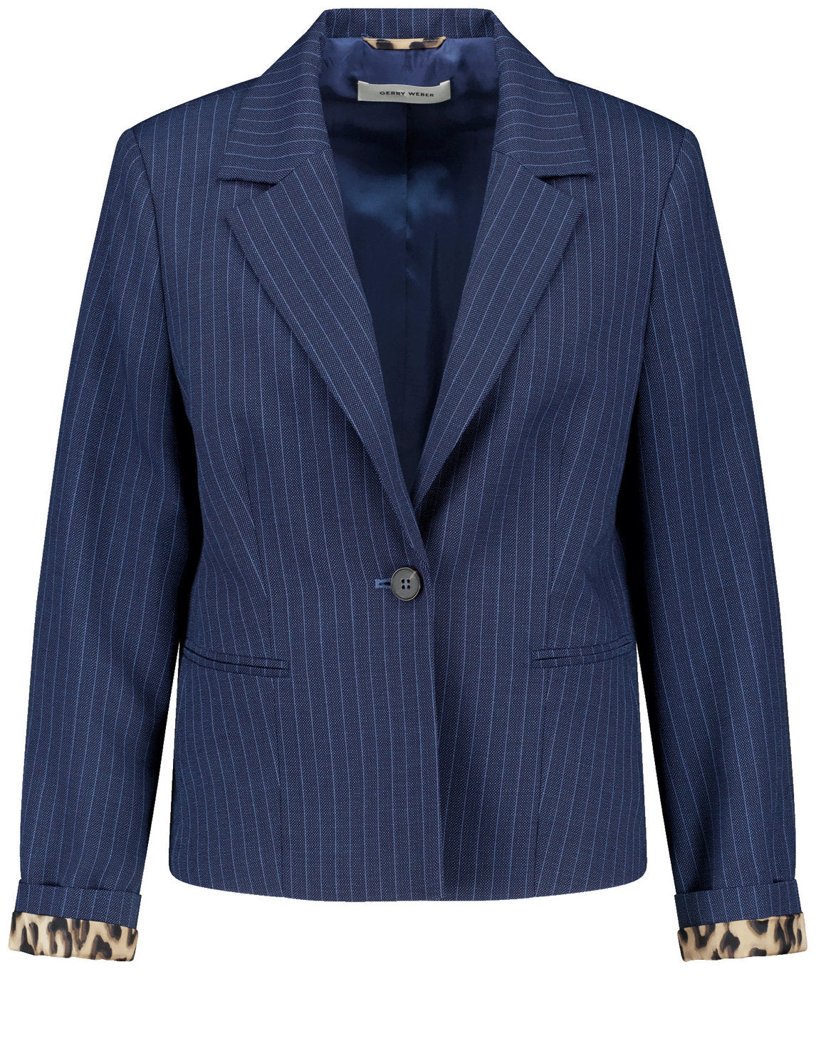 Fitted Blazer With Thin Stripes_430010-31312_8103_02