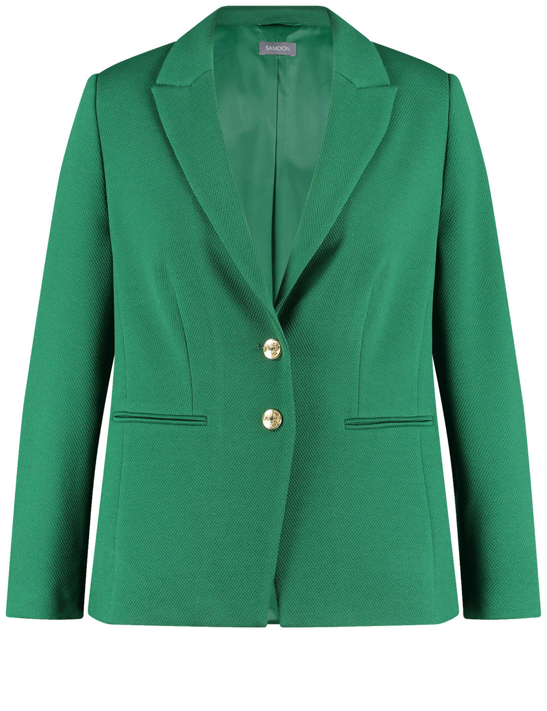 Samoon_Dark Green_Blazer Long Sleeve_430010-82018_5760_01