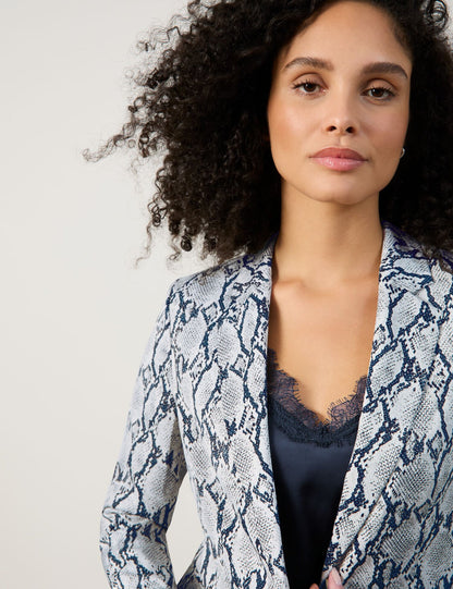 Fashionable Blazer with A Snakeskin Pattern_430025-31216_9150_04