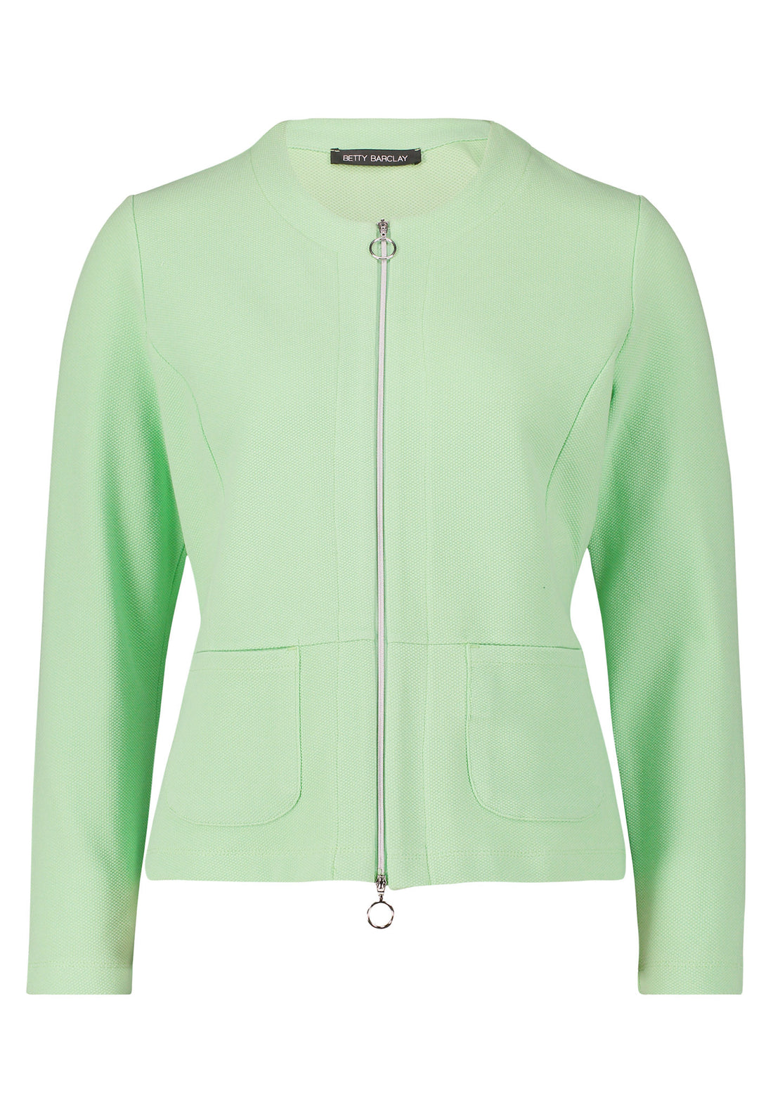 Pastel Green Fitted Blazer Style Cardigan_4340 1050_5242_01