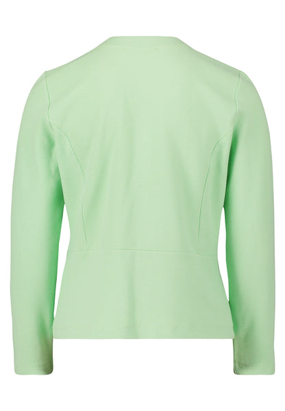 Pastel Green Fitted Blazer Style Cardigan_4340 1050_5242_02