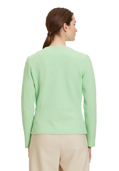 Pastel Green Fitted Blazer Style Cardigan_4340 1050_5242_04