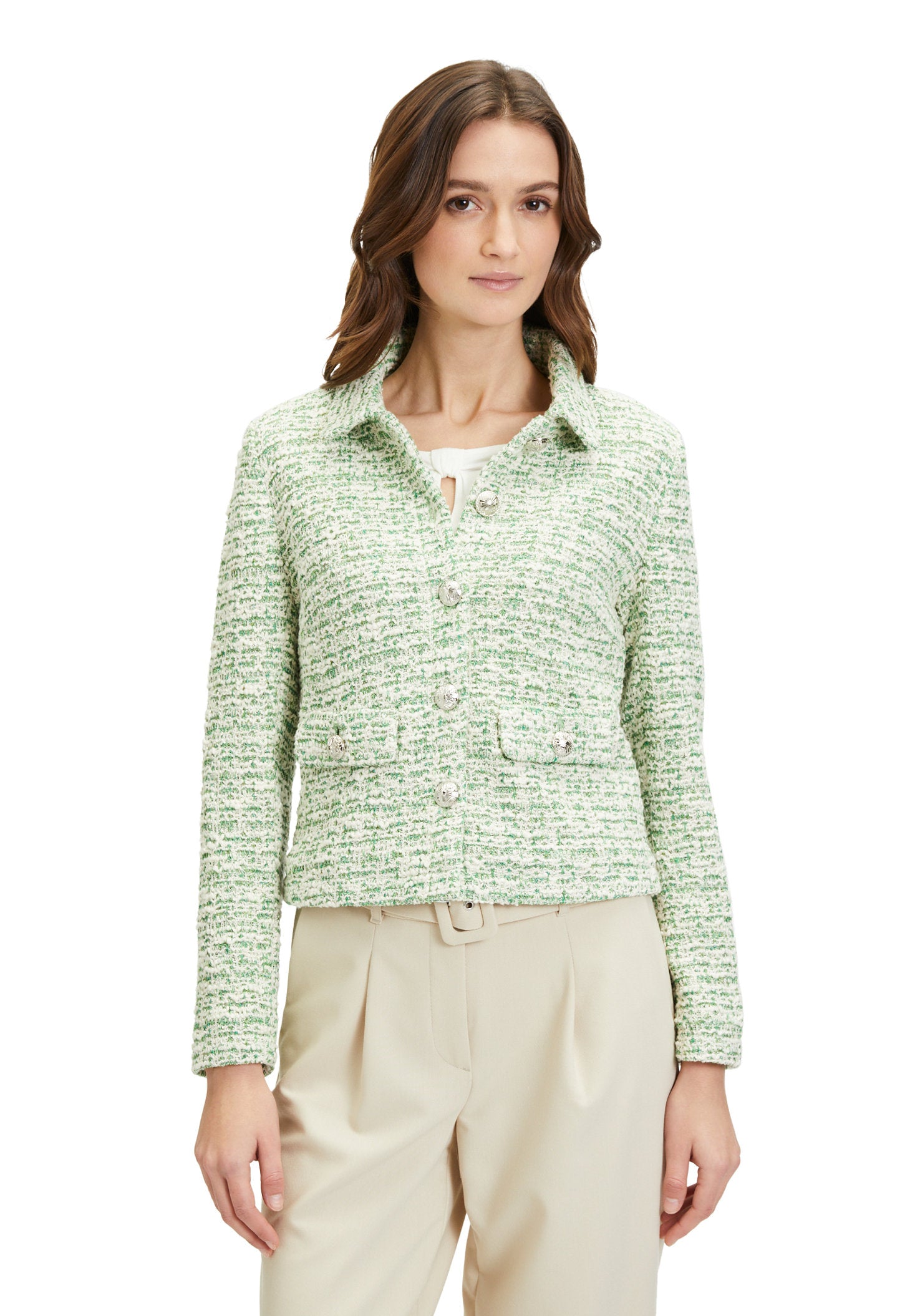 Green Twill Button Up Jacket_4342 2528_5811_03