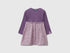 Benetton_Lavender_Long Sleeve Dress with Flowers_434ZGV02I_62V_01