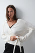 Women Secret Ivory Women Ballet Wrap Cardigan Robe SKU: 4354034_96 Image 01
