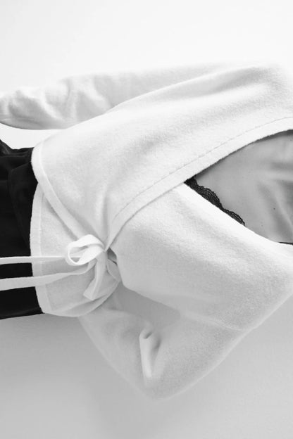 Women Secret Ivory Women Ballet Wrap Cardigan Robe SKU: 4354034_96 Image 02