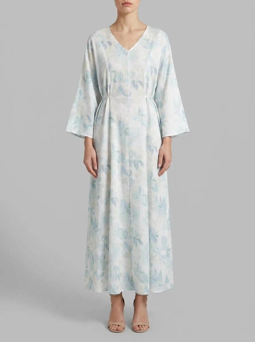 Women Secret_Ivory_Long Wrap Nightgown with Belt_4363624_96_00