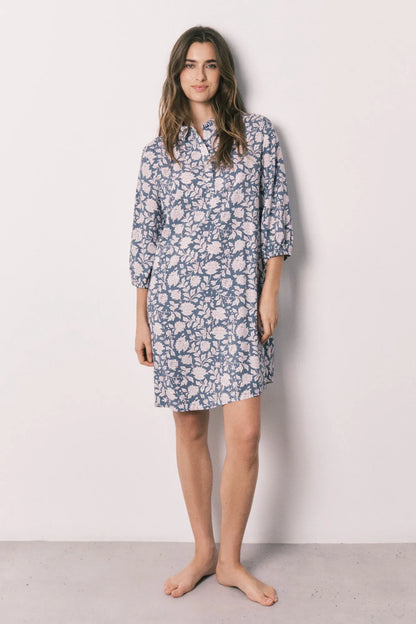 Women Secret Blue Print Women Pink Viscose Long Floral Print Camisole SKU: 4363630_19 Image 03