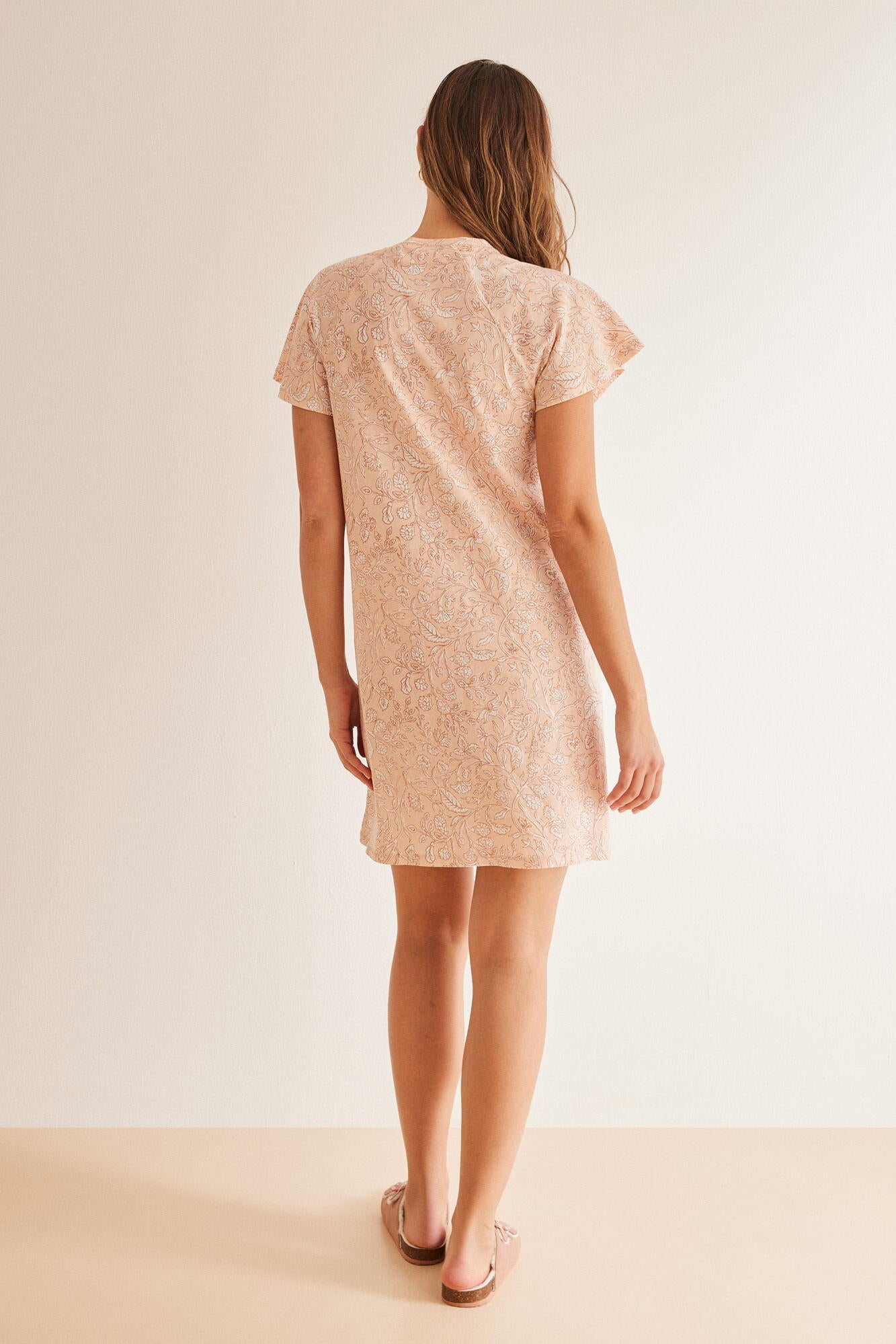 Short Sleeves Short Nightdress_4367479_73_06