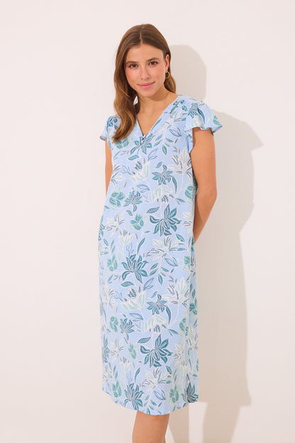 Women Secret_100% Cotton Midi Nightgown with Floral Print_4369321_19_03