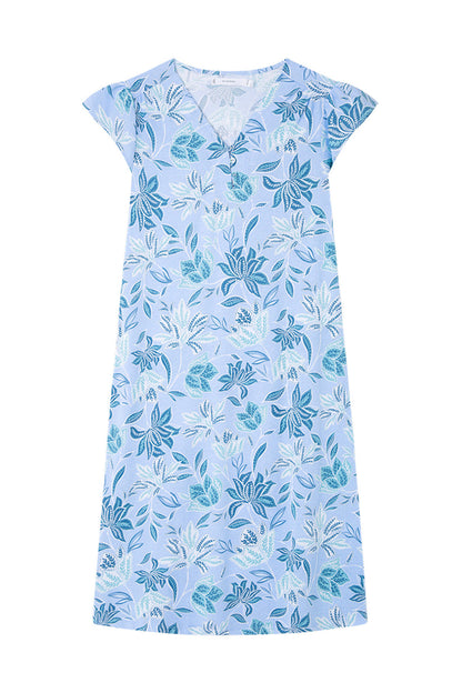 Women Secret_100% Cotton Midi Nightgown with Floral Print_4369321_19_05