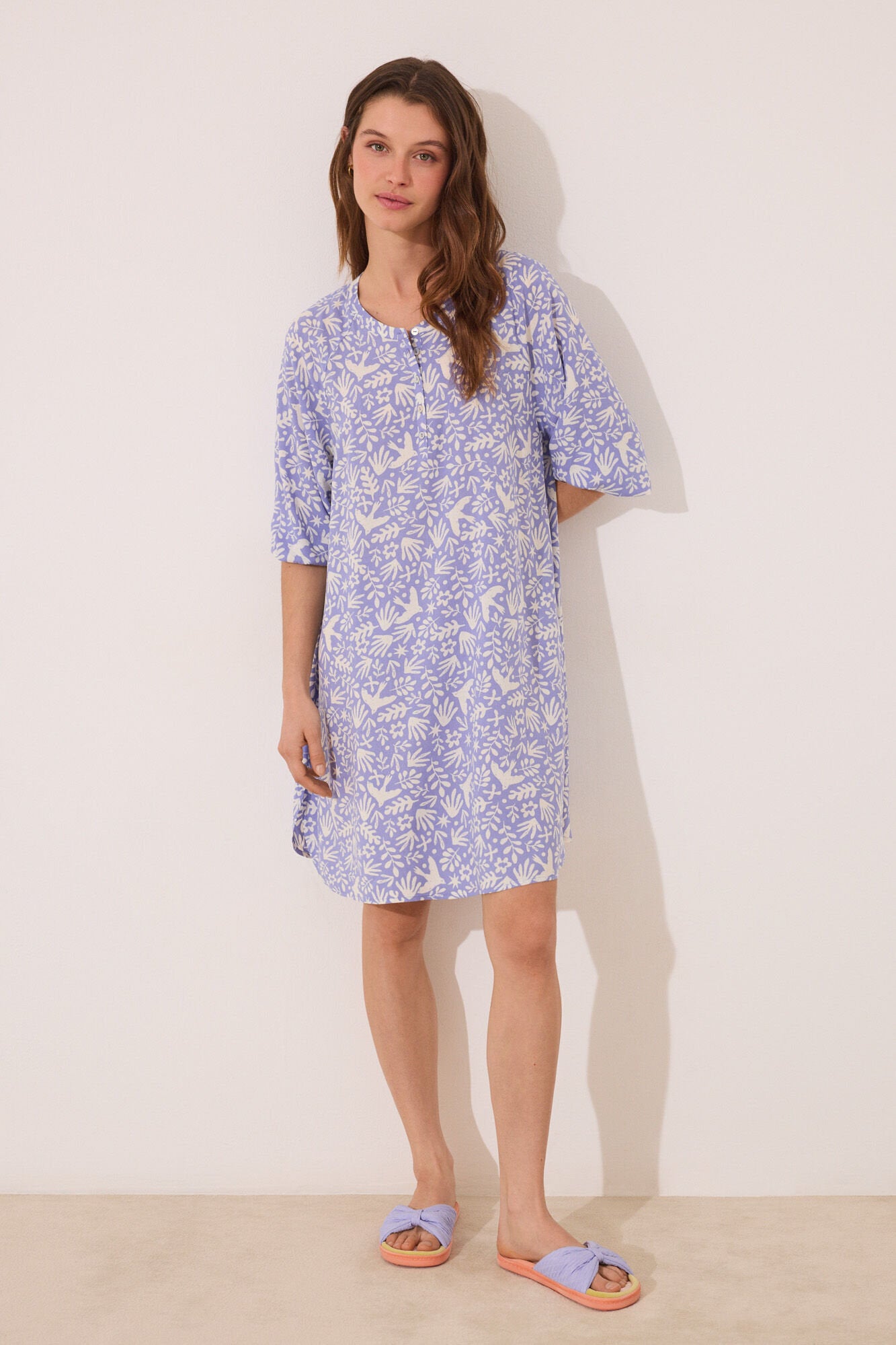 Women Secret_Lilac Print Viscose Camisole_4369323_79_01