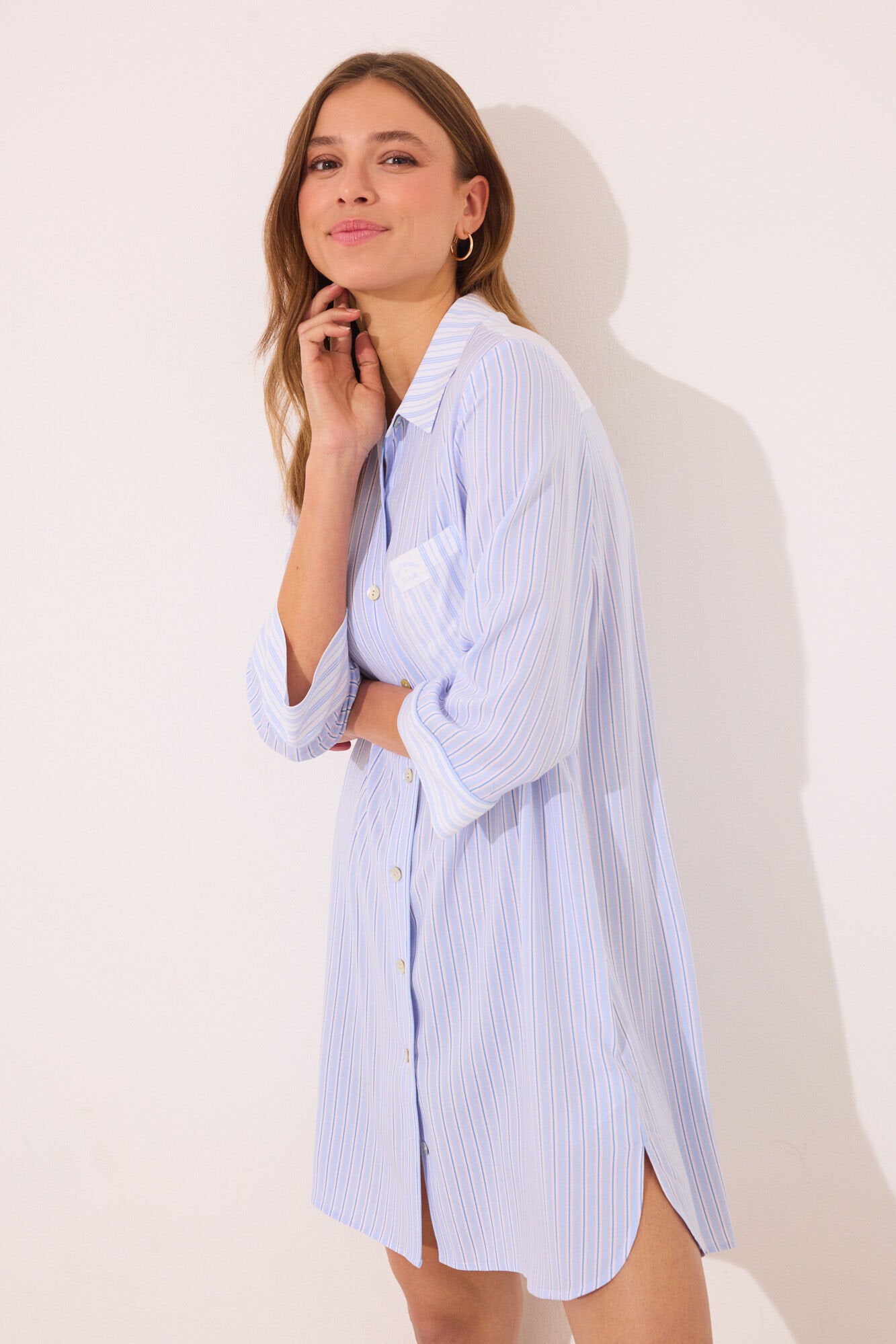 Women Secret_Striped Viscose Short Camisole_4369324_15_01