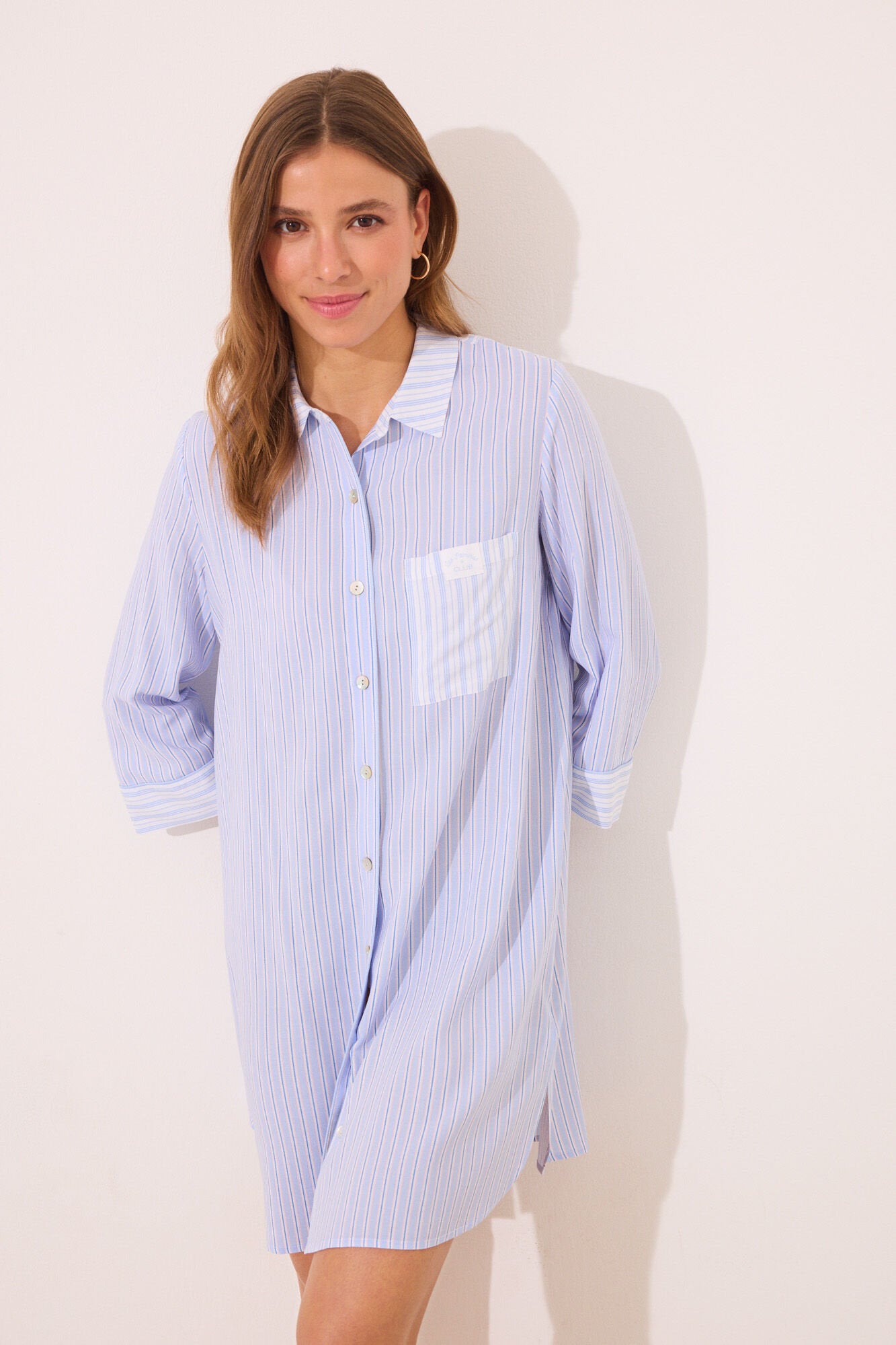 Women Secret_Striped Viscose Short Camisole_4369324_15_04