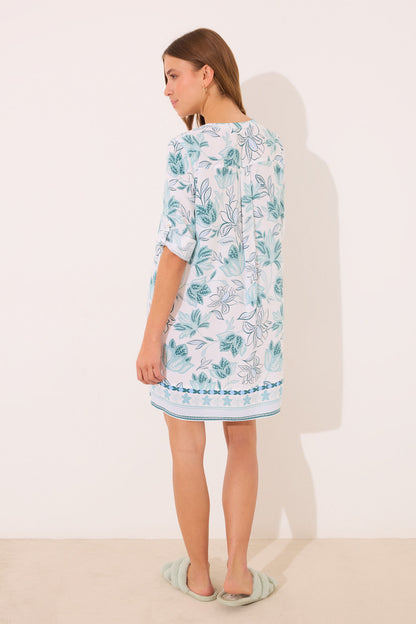 Women Secret_Viscose Camisole with Green Flowers_4369325_97_06