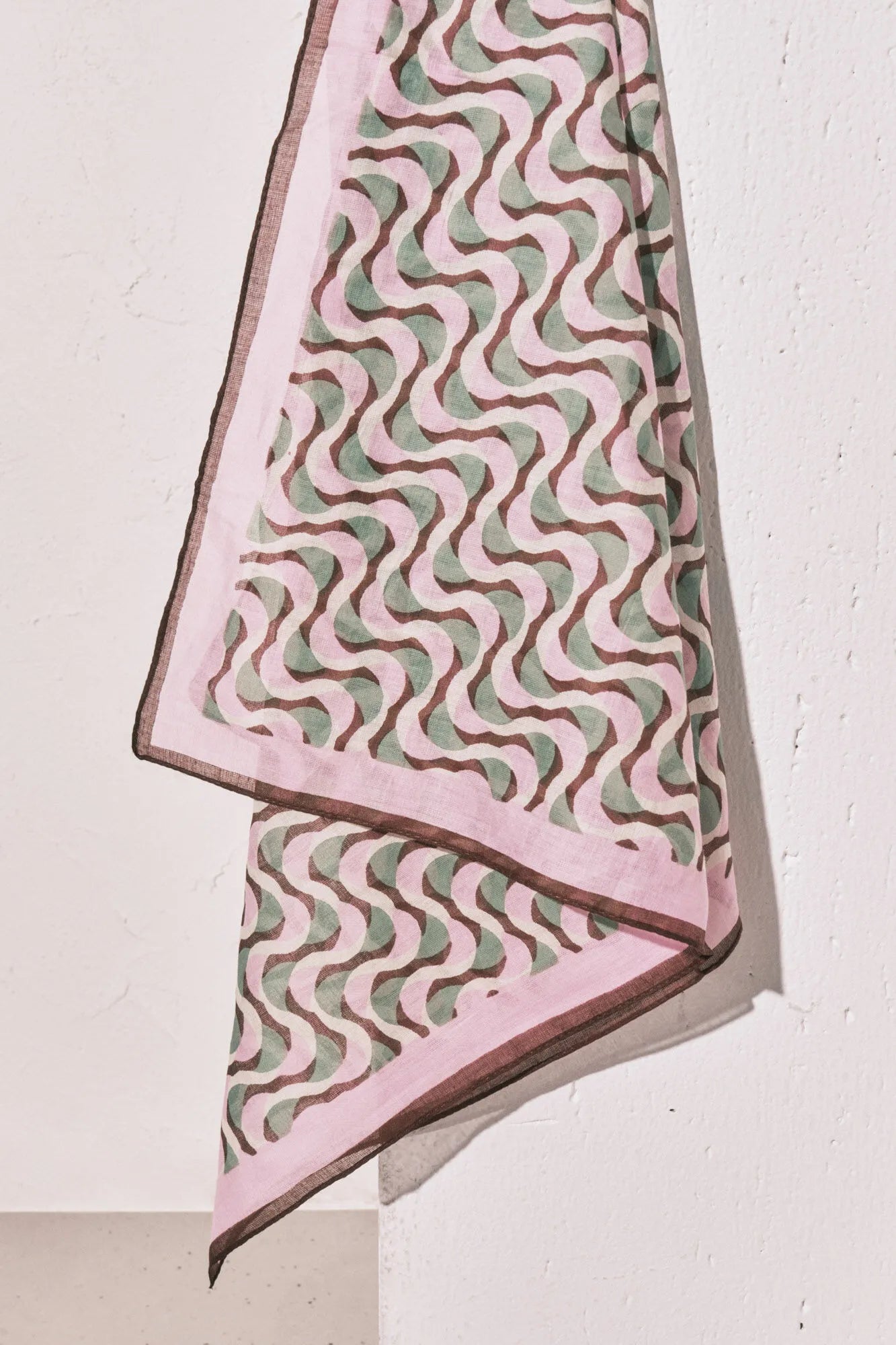 Women Secret Multicoloured Women Cotton Geometric Print Scarf SKU: 4383149_98 Image 02