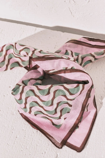 Women Secret Multicoloured Women Cotton Geometric Print Scarf SKU: 4383149_98 Image 05